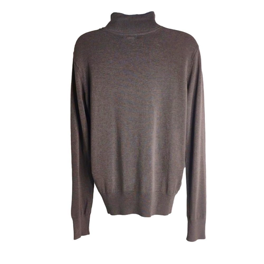 H&M tannish Gray long sleeve turtleneck sweater, size Medium, NWT - Picture 4 of 9